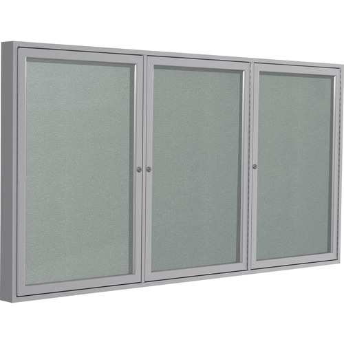 Board, Enclosure, 3 Door, Alarm, 48 X 72, Silver