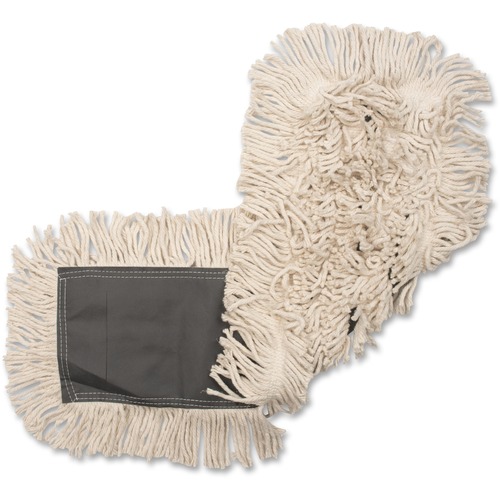 Dust Mop Refill, Cotton, Disposable, 24" x 5", Natural
