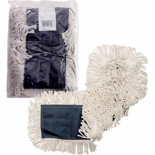 Dust Mop Refill, Cotton, Disposable, 36" x 5", Natural