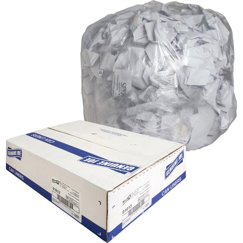 Can Liners, 31-33 Gallon, 0.6 Mil, 33" x 39", Cl 250/CT