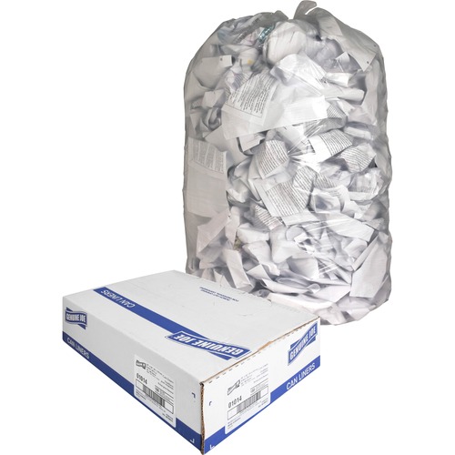 Can Liners, 55-60 Gallon, 0.8 Mil, 38" x 58", Cl 100/CT