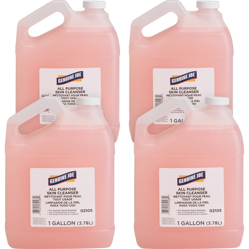 Hand Soap Lotion, Dispenser Refill, 1 Gal, Pink 4/CT