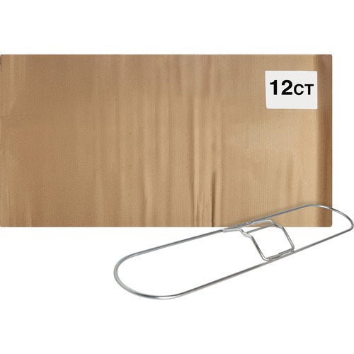 Dust Mop Frame, f/60" Handle/36" Mop, 36"x5", Chrome 12/CT