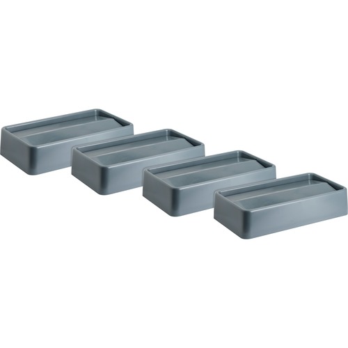 Swing Lid, For 23-Gal SpaceSaver, 20-1/4"x11-1/2"x4-5/8", Gray 4/CT