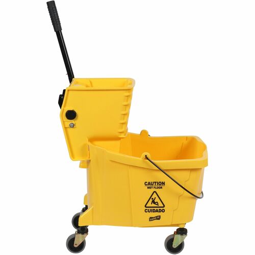 Bucket/Wringer Combo Sidepress, 16" x 14" x 21", Yellow