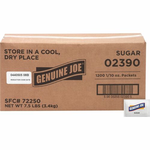 Sugar Packets, 2.8g 1200/BX