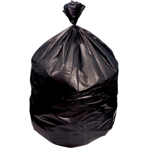 Can Liners, 56 Gal, 22 Mic, 43" x 48", Black 150/CT