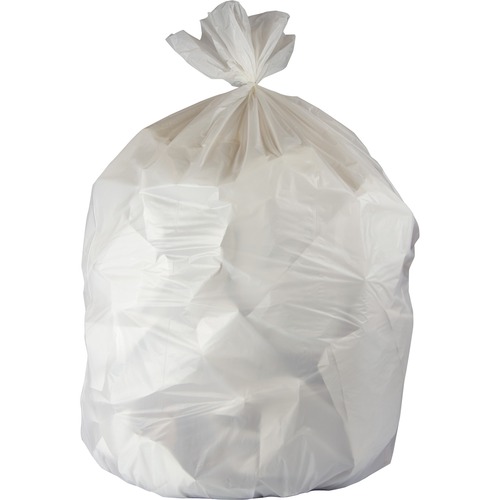 Can Liners, 16 Gal, 0.04 Mil, 24" x 32", White 500/CT