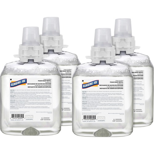 Soap Dispenser Refill, 1250 ml, Green Seal, Unscented 4/CT