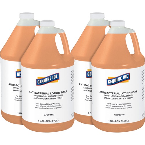Soap, Antibacterial, Lotion, 1 Gallon, Orange 4/CT