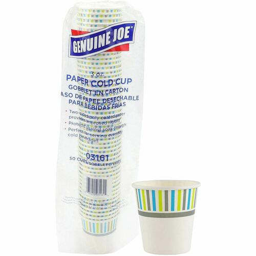 Paper Cup, Cold, 3 oz, White 50/PK