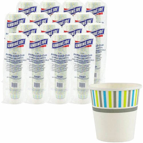 Paper Cup, Cold, 3 oz, White 20/CT