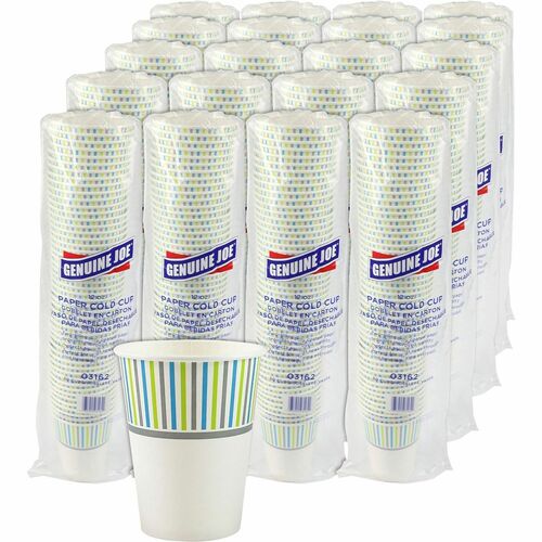 Paper Cup, Cold, 12 oz, White 20/CT