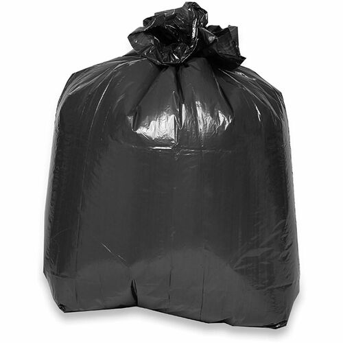 Can Liner, 2-Ply, 40-45 Gallon, 40" x 46", Brown/Black 40/CT