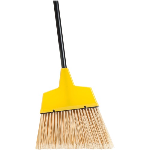 Angle Broom, High Performance Bristles, 12-1/2"Wx54-1/2", YW