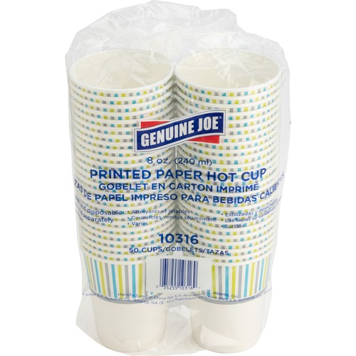 Paper Cups, Hot, 8 oz, Mi 50/PK