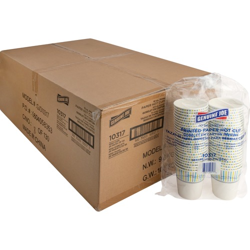 Paper Cups, Hot, 10 oz, MI 1000/CT