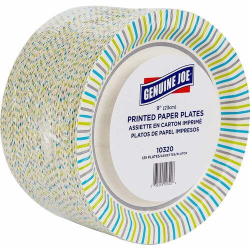 Paper Plates, Soak-Proof, 9" Round, MI 125/PK