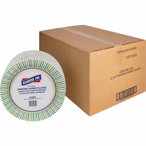 Paper Plates, Soak-Proof, 9" Round, MI 500/CT