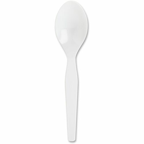 Spoon, Heavyweight, Polystyrene, White 100/BX