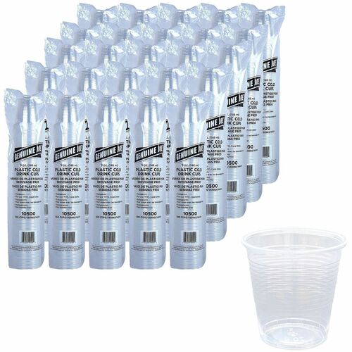 Cup, Transparent, Disposable, 5 oz., Clear, 100 Count 25/CT