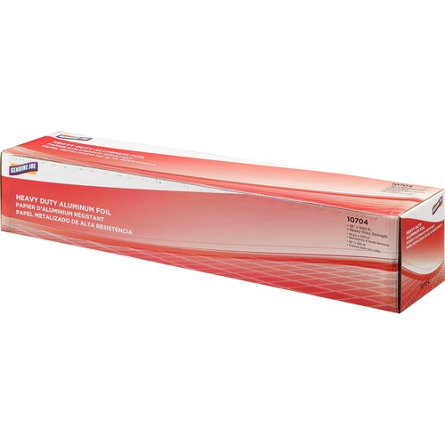 Aluminum Foil Roll, Heavy-Duty, 18" x 500 Foot, Silver