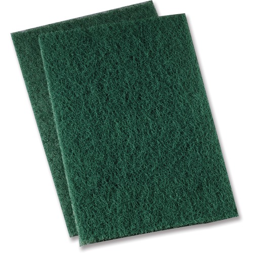 Scouring Pad, Heavy-Duty, 9" x 6", Green 15/CT