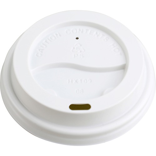 Hot Cup Lids, 8oz., White, 50 Count 20/CT