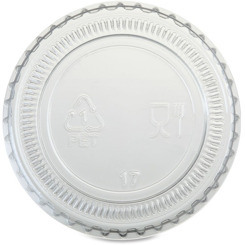 Portion Cup Lids, 1oz, Clear, 50 Count 50/CT