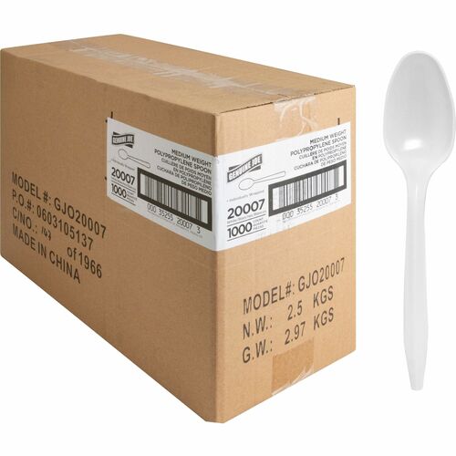 Spoons, Plastic, Medium-Weight, We 1000/CT