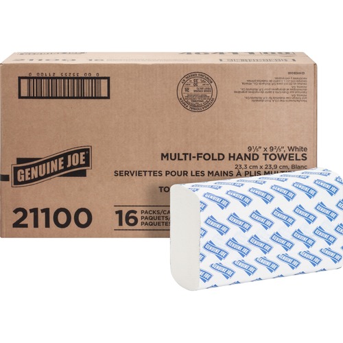 Towel, Multifold, White 1280/PL