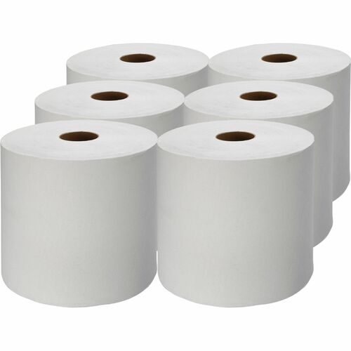 Towel, Hardwound, 6 X 1000', White 6/CT