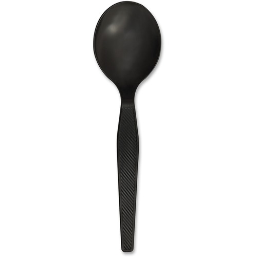 Spoon, Soup, Heavyweight Plastic Spoon, Black 1000/CT