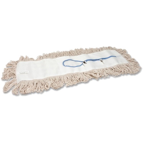 Dust Mop Refill, Cotton, Launderable, 36" x 5", Natural
