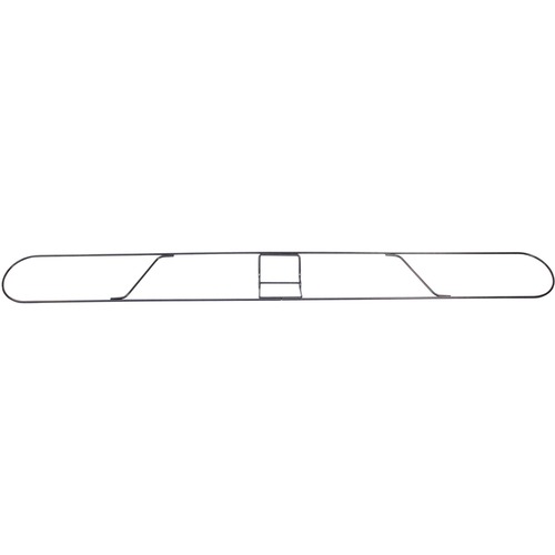 Dust Mop Frame, For 60" Handle and 48" Mop, 48"x5", Chrome
