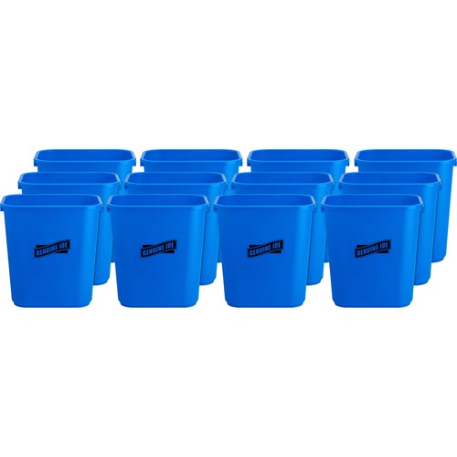 Recycling Wastebasket, 28-1/2 Quart, 14-1/2"x10-1/2"x15", Be 12/CT