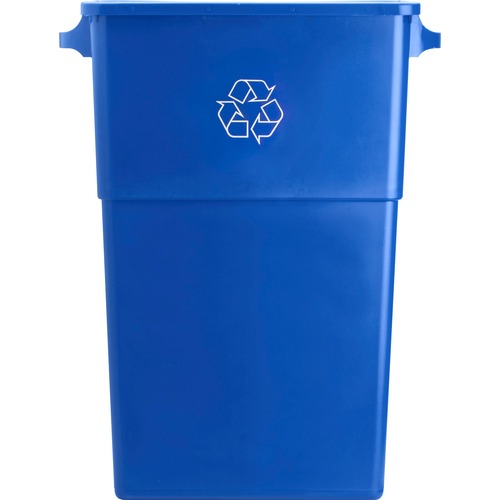 Recycling Container, 23 Gallon, 22-1/2"x11"x30", Blue