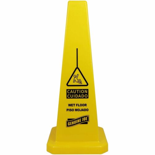 Cone, Safety, 24", 4-Sided, Yellow