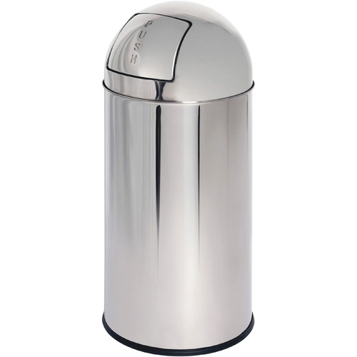 Waste Receptacle, 12 Gallon, 14-4/5" Dia x 29-1/5", STST