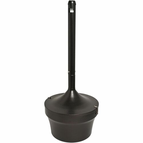 Smoking Receptacle, Capped Tube, 4.25 Gallon, 16"x37", Bronze