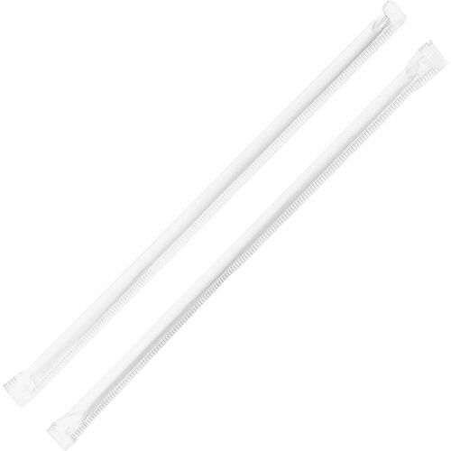 Straw, Jumbo, 7-3/4", Wrap 500/BX