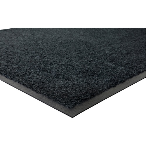Wiper Mat, Indoor, Nylon Carpet/Rubber Back, 33"x56", Black