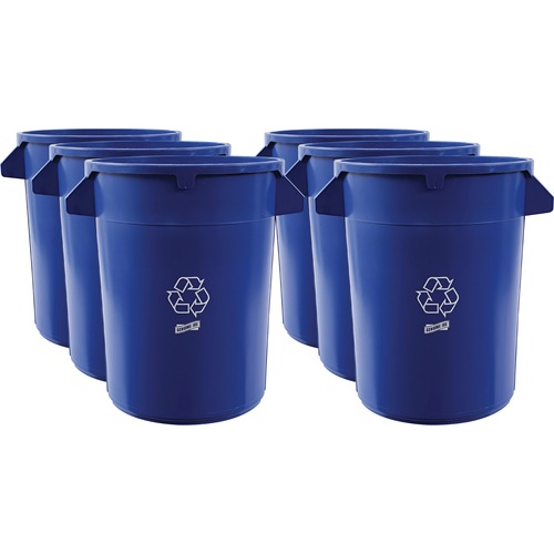 Container, 32 Gallon, Beige 6/CT