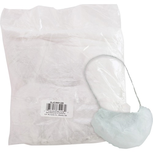 Beard Cap, Spun-Bound, White 100/BG