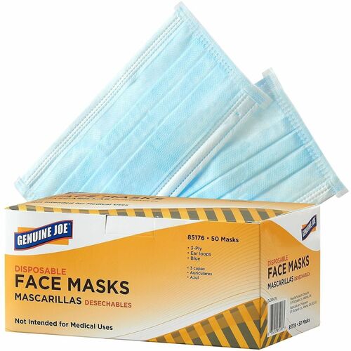 Mask, Face, Disposable, Black 50/BX