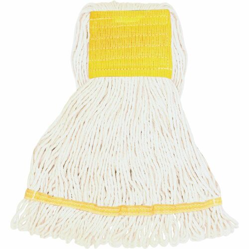 Mophead, Synthetic Blend, Wide Band, Small, White