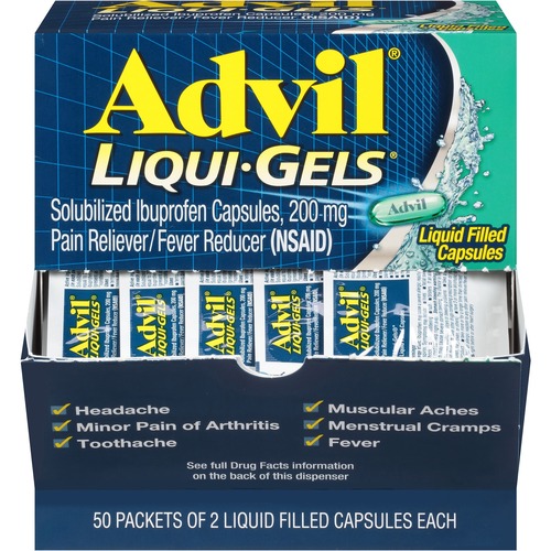 Liqui-Gel, 2 X 50 Count, Dispenser