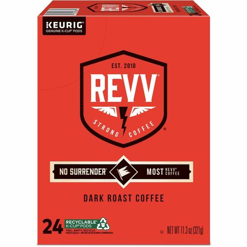 Coffee, Revv No Surrender, K Cups 24/BX