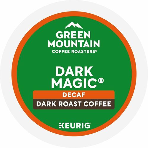 Coffee, Decaf, Dark Magic, Dark Roast, K-Cup, Brown 24/BX