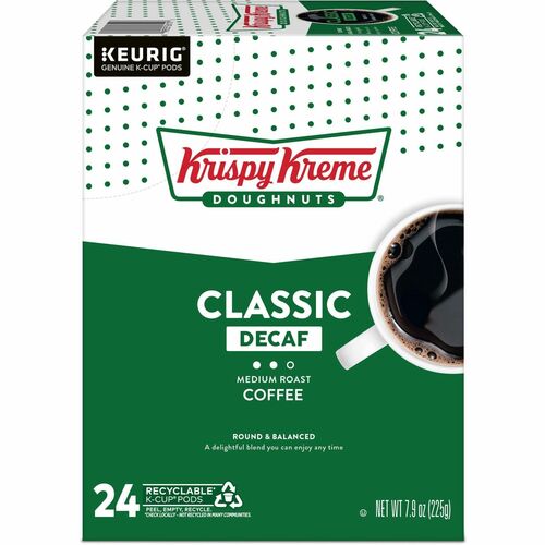 Coffee, Decaffeinated, Krispy Kreme 24/BX